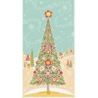 Panneau en tissu patchwork Sapin de Noël - Oh, Christmas tree de Cori Dantini