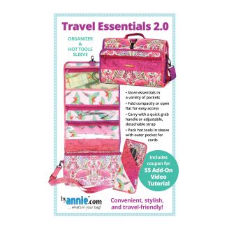 Patron de l'organisateur de voyage Travel Essentials 2.0 - By Annie (en anglais)