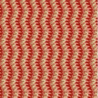 Tissu patchwork fougères ondulantes roses - Di Ford-Hall