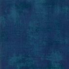 Tissu patchwork faux-uni patiné bleu Tempête - Grunge de Moda