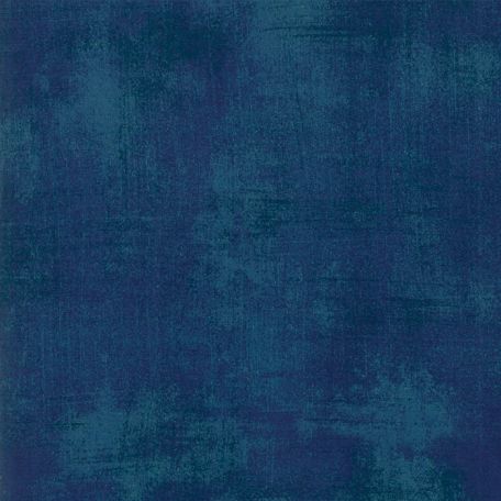 Tissu patchwork faux-uni patiné bleu Tempête - Grunge de Moda