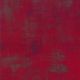 Tissu patchwork faux-uni patiné rouge Maraschino - Grunge de Moda