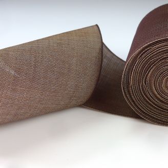 Galon japonais pour tatami Magic ribbon - Marron Glacé (1 mètre)