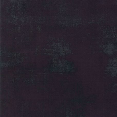 Tissu patchwork faux-uni noir Onyx - Grunge de Moda
