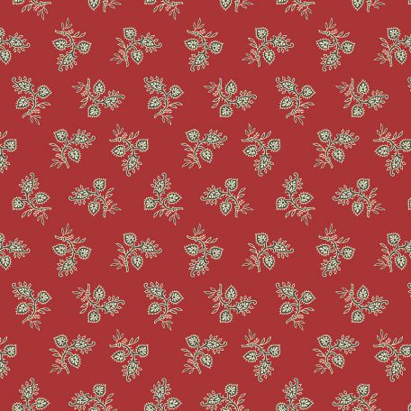 Tissu patchwork branchage rouge - Veranda de Renee Nanneman
