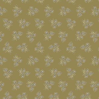 Tissu patchwork branchage beige foncé - Veranda de Renee Nanneman