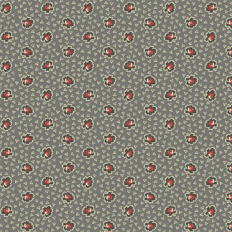 Tissu patchwork petites fleurs gris - Veranda de Renee Nanneman