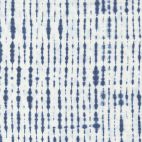 Tissu patchwork stries bleu shibori - Kawa de Debbie Maddy