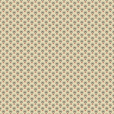 Tissu patchwork petit motif Dylan écru - Le Château de Max and Louise