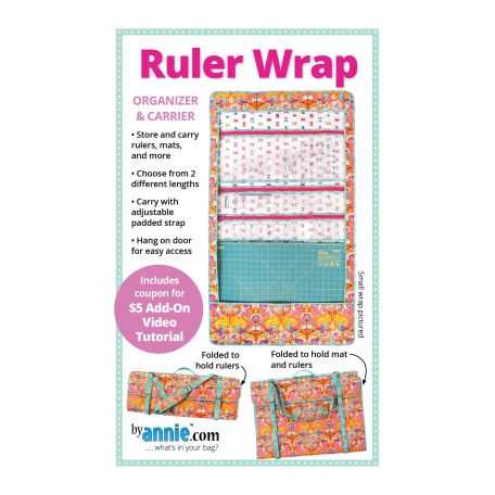 Patron d'organiseur pour règles de patchwork (Ruler Wrap) - By Annie (en anglais)