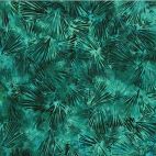 Tissu batik nervures vert forêt