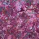 Tissu batik bouquet des champs rose framboise