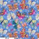 Tissu patchwork papillons fond bleu - Magic Friends de Mia Charro