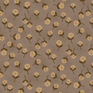 Tissu patchwork pisselits gris taupe - Scraps of Kindness de Kim Diehl