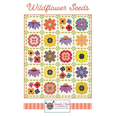 Patron de patchwork "Wildflower seeds" (en anglais)