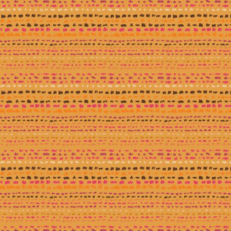 Tissu patchwork pointillés jaune safran