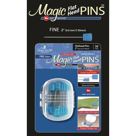 Épingles fines à tête plate Magic Pins "Fine"