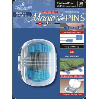 Épingles moyennes à tête plate Magic Pins "Regular"