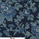 Tissu patchwork fleurs Mancini bleu foncé - Bleu de France de French General