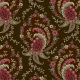 Tissu patchwork cachemire chocolat et rose - Primrose d'Edyta Sitar