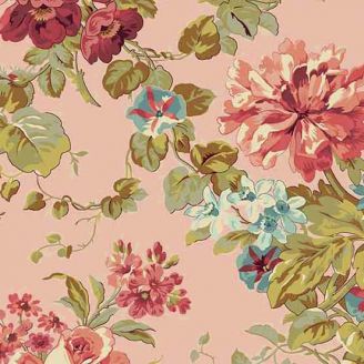 Tissu patchwork rose du jardin rose - Primrose d'Edyta Sitar
