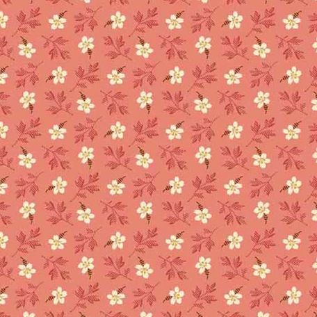 Tissu patchwork petite floraison rose - Primrose d'Edyta Sitar