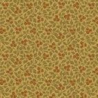 Tissu patchwork beauté botanique vert mousse - Primrose d'Edyta Sitar