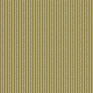 Tissu patchwork rayures vert fougère- Primrose d'Edyta Sitar
