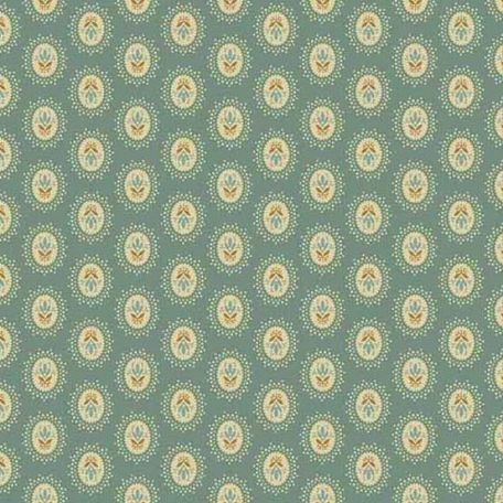 Tissu patchwork camée vert céladon - Primrose d'Edyta Sitar