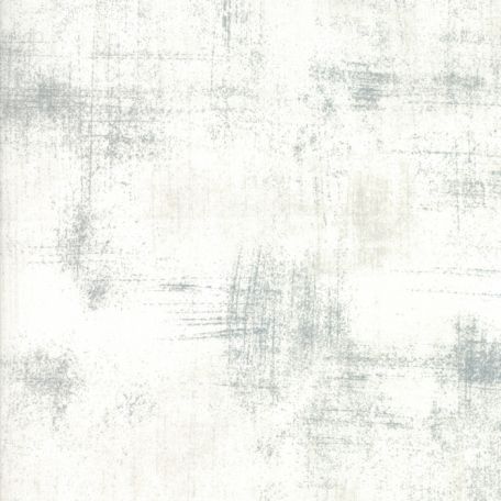 Tissu patchwork faux-uni patiné blanc Metropolis Fog - Grunge de Moda