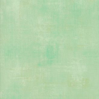 Tissu patchwork faux-uni patiné vert menthe à l'eau - Grunge de Moda