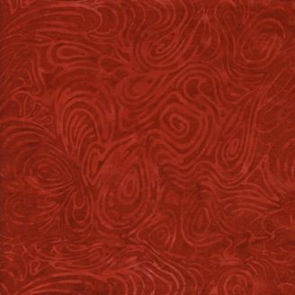 Tissu batik marbrures rouge fraise