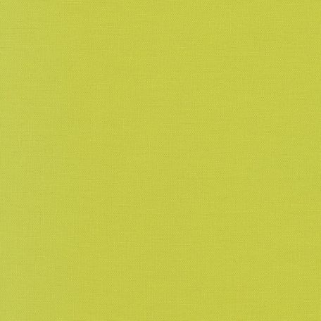 Tissu patchwork uni de Kona vert - Anis (Limelight)