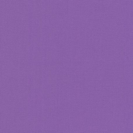 Tissu patchwork uni de Kona violet - Belle de jour (Morning glory)