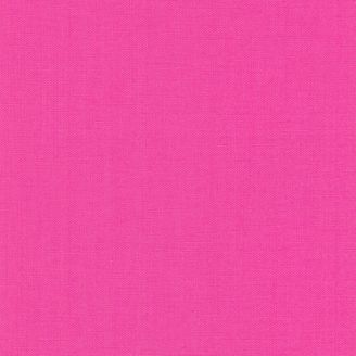 Tissu patchwork uni de Kona rose - Rose vif (Brtpink)
