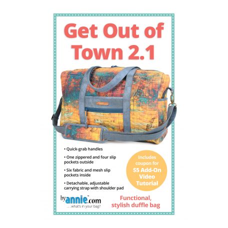 Patron sac de voyage Get Out of Town 2.1 - By Annie (en anglais)