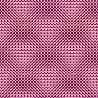 Tissu patchwork coquilles rose prune doré - Jaipur