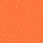 Tissu patchwork -orange avec petite étoile écrue Curio
