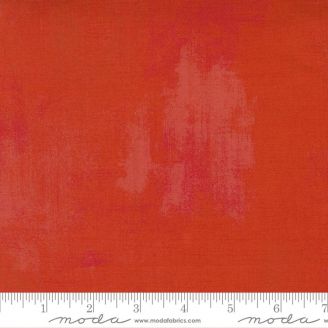 Tissu patchwork faux-uni orange foncé - Grunge de Moda
