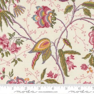 Tissu patchwork écru grandes fleurs - Florence's Fancy de Betsy Chutchian