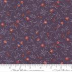 Tissu patchwork - Violet petites fleurs pétales rouges, roses, bleues- Florance Fancy de Betsy Chutchian