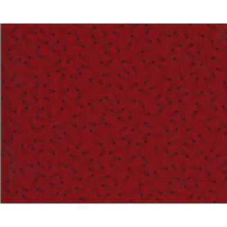 Tissu patchwork Rouge étoile filante - American Gatherings