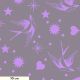 Tissu Tula Pink hirondelles violet fluo A Fairy Flakes - True Colors Neon