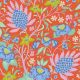 Tissu patchwork Rouge avec fleurs bleues - Bloomsville de Tilda