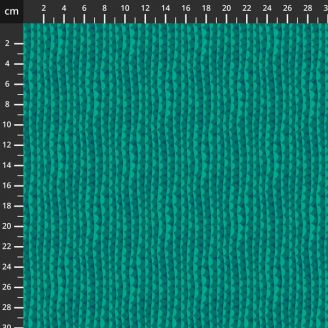 Tissu patchwork vert avec motif en ligne - Atlantis