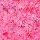 Tissu batik rose forme créative