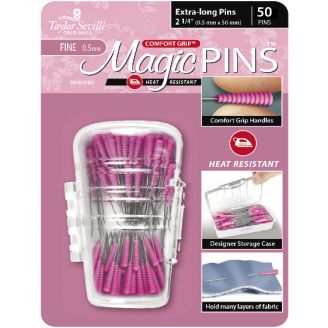 Épingles extra longues Confort Grip Magic Pins "Fine"