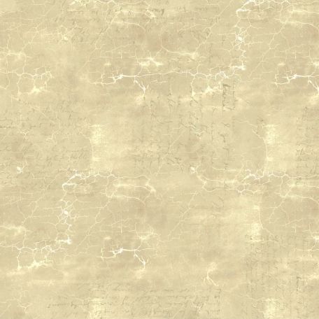 Tissu patchwork craquelé et écritures crème - Cracked Shadow de Tim Holtz