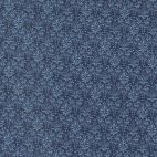 Tissu patchwork William Morris petites fleurs bleu guède - Morris Meadow