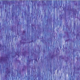 Tissu Batik violet et bleu avec traits